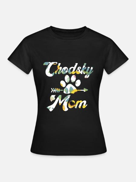 Chodsky Pes Bohemian Shepherd Mama - Maglietta da donna - nero