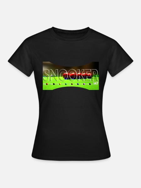 SNOOKER - maximum break - Frauen T-Shirt - Schwarz