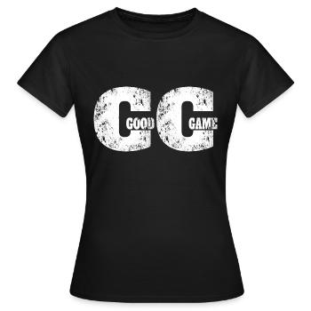 Bon jeu de jeu Zocker Zocken Gamer Gamepad - T-shirt Femme - noir - Devant - AI Model Female 172 dark (172cm)