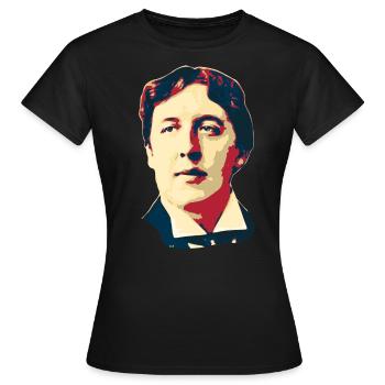 Oscar Wilde - Frauen T-Shirt - Schwarz - Vorne - AI Model Female 172 dark (172cm)