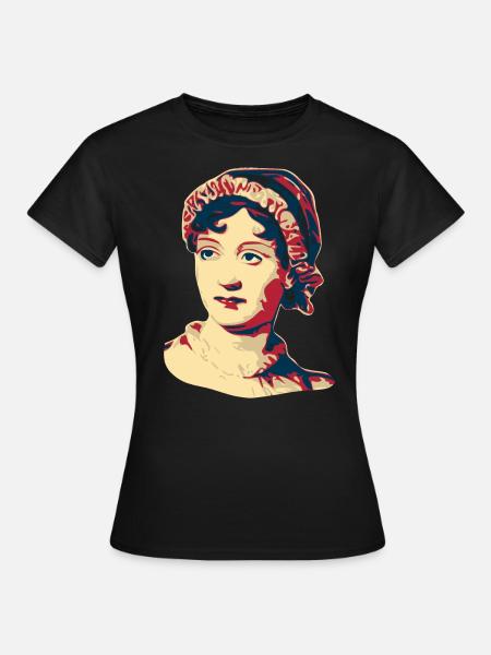 Jane Austen - T-shirt Femme - noir