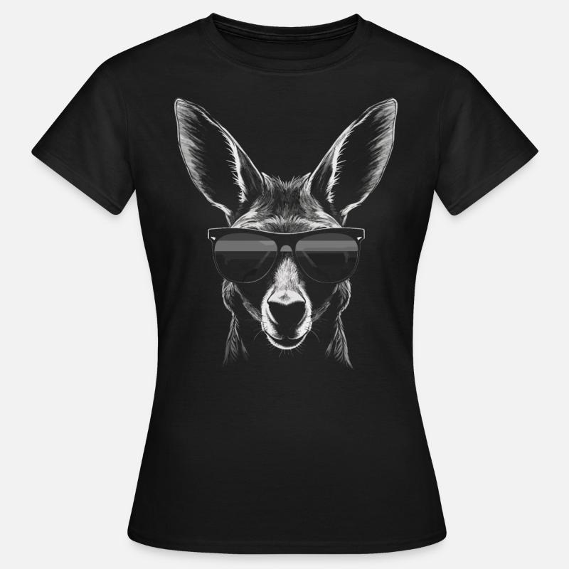 Kangaroo Sunglasses - Women's T-Shirt - black
