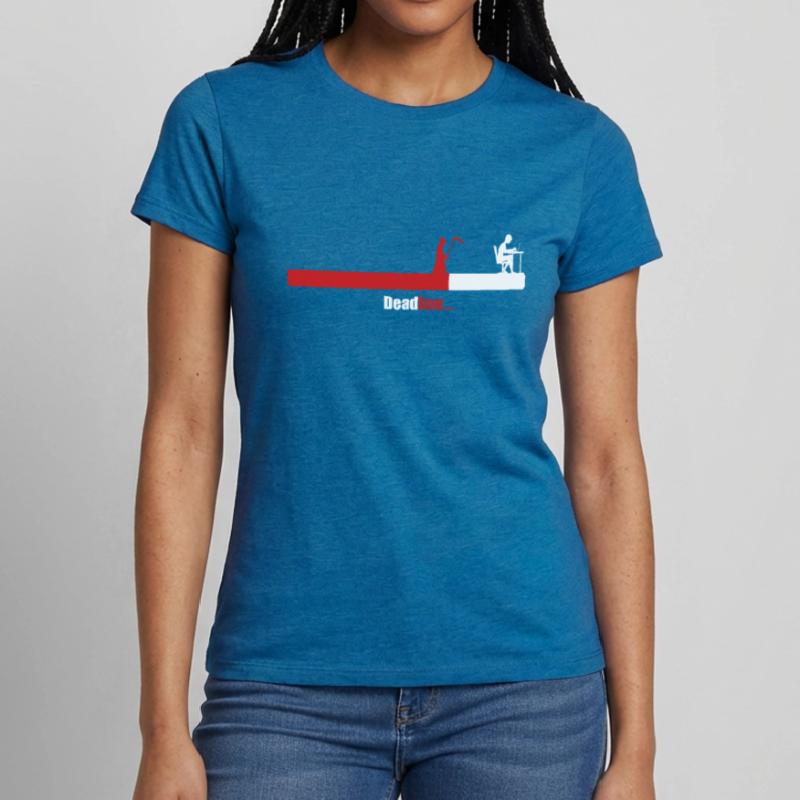 Entwickler Deadline Programmer Informatiker Coder Frauen T-Shirt