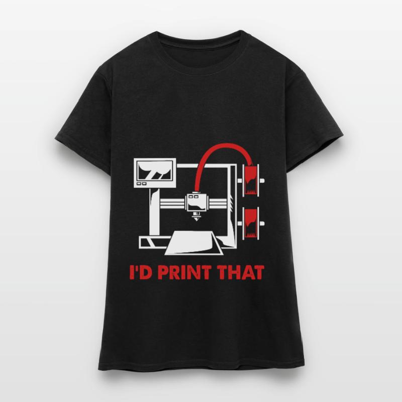 Impression 3D Impression Prototype T-shirt Femme