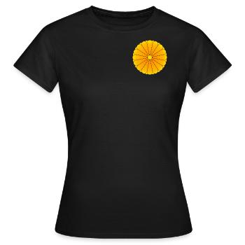 The Japanese Imperial Seal - Women's T-Shirt - black - Front - AI Model Female 172 dark (172cm)