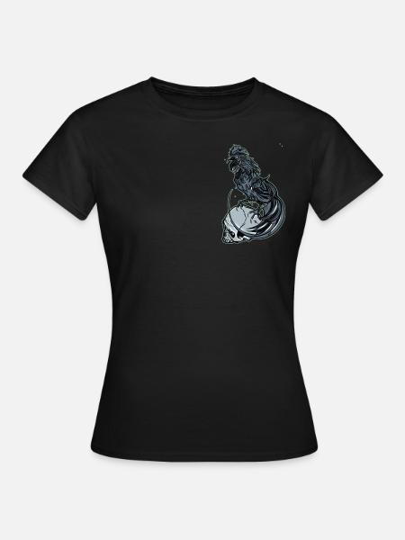 Hahn // Angry Rooster - Frauen T-Shirt - Schwarz