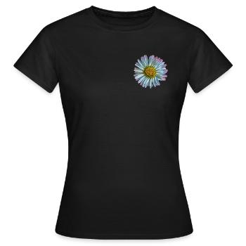 Pâquerette - T-shirt Femme - noir - Devant - AI Model Female 172 dark (172cm)