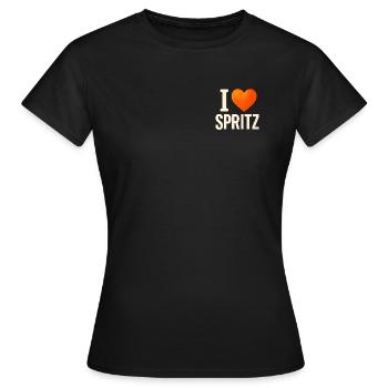 I Love Spritz Party  - Frauen T-Shirt - Schwarz - Vorne - AI Model Female 172 dark (172cm)