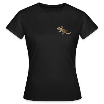 Gecko - T-shirt Femme - noir - Devant - AI Model Female 172 dark (172cm)