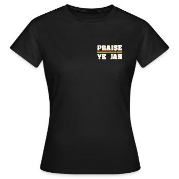 Louange à Jah - T-shirt Femme - noir - Devant - AI Model Female 172 dark (172cm)