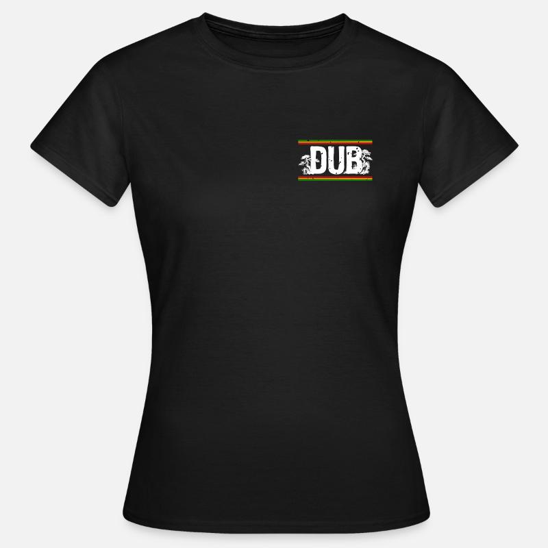 Dub Roots Reggae Wald - Frauen T-Shirt - Schwarz