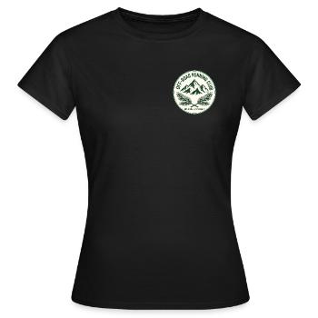 Club de course tout-terrain - T-shirt Femme - noir - Devant - AI Model Female 172 dark (172cm)