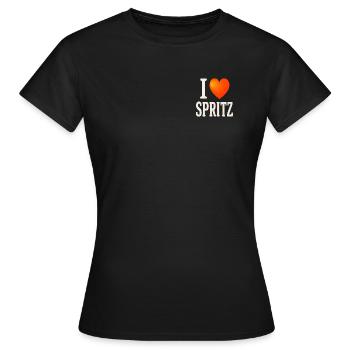 I Love Spritz Party  - Frauen T-Shirt - Schwarz - Vorne - AI Model Female 172 dark (172cm)