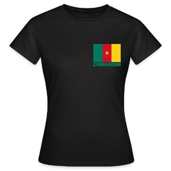Cameroon - Women's T-Shirt - black - Front - AI Model Female 172 dark (172cm)