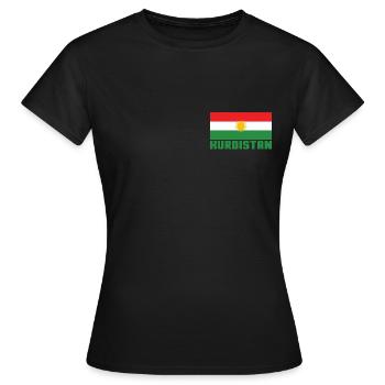 Kurdistan - Women's T-Shirt - black - Front - AI Model Female 172 dark (172cm)