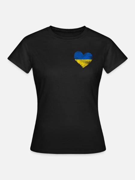 Heart Ukraine - Women's T-Shirt - black