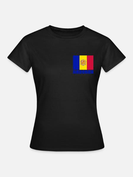 Andorre - T-shirt Femme - noir