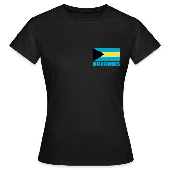 Bahamas - T-shirt Femme - noir - Devant - AI Model Female 172 dark (172cm)