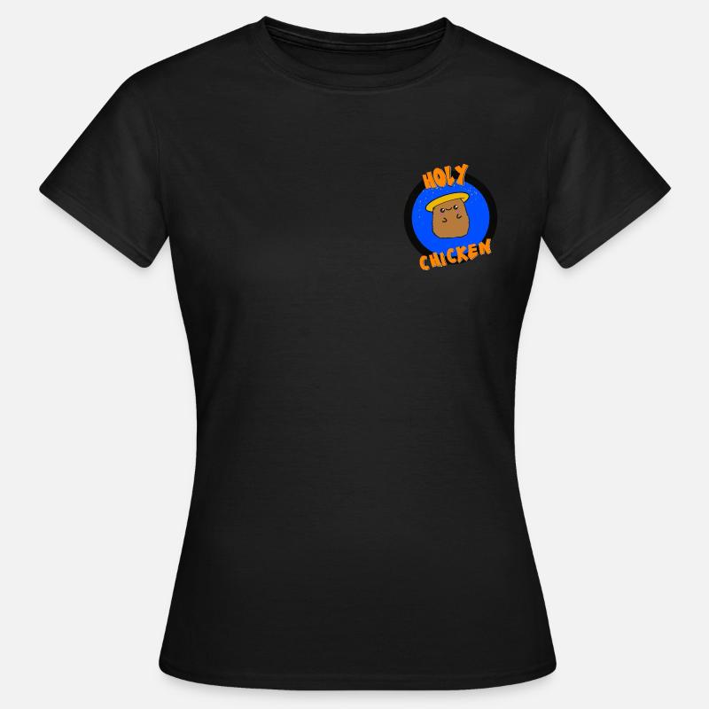 Holy Chicken - Frauen T-Shirt - Schwarz