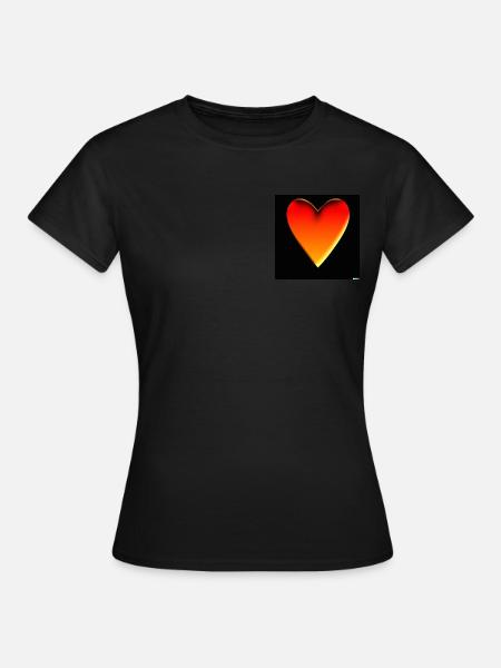 Ace of Hearts - Women's T-Shirt - black