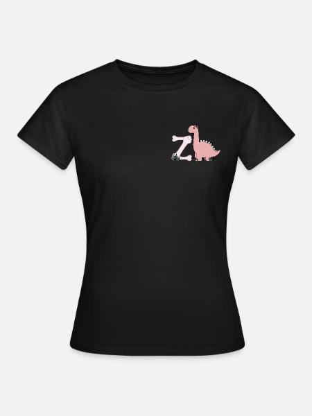 Buchstabe Z - Frauen T-Shirt - Schwarz