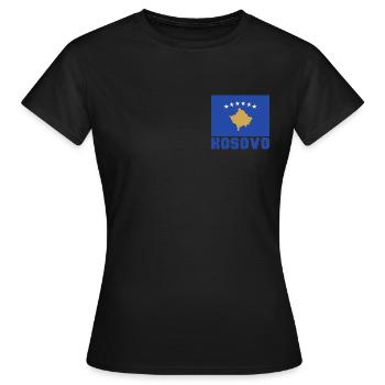 Kosovo - T-shirt Femme - noir - Devant - AI Model Female 172 dark (172cm)