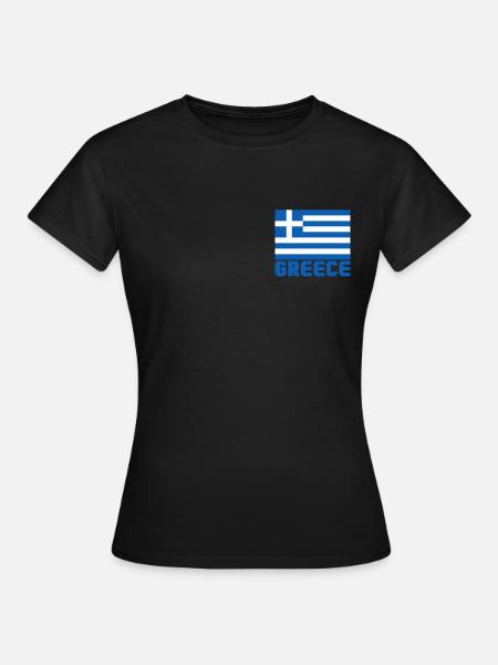 Grèce - T-shirt Femme - noir