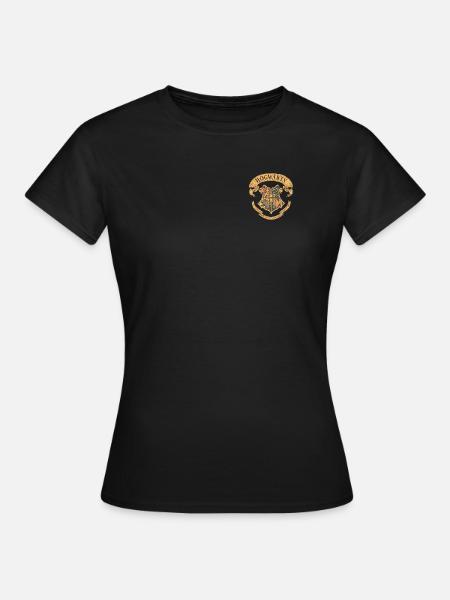 Harry Potter Hogwarts Coat of Arms small - Dame-T-shirt - sort