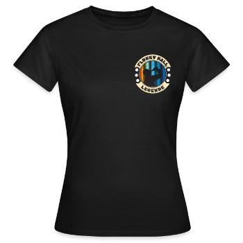 Flunky Ball Legend Funny Drinking Game Motif - Women's T-Shirt - black - Front - AI Model Female 172 dark (172cm)