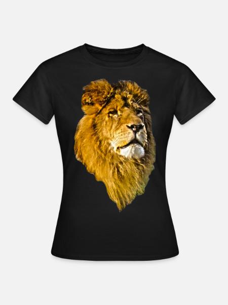 Lion - Frauen T-Shirt - Schwarz