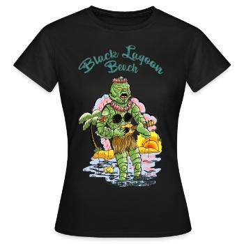 vahinedulagoon - T-shirt Femme - noir - Devant - AI Model Female 172 dark (172cm)