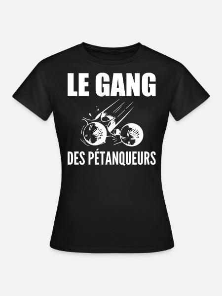 Pétanque, Bowler, Petanque-Fan, Vatertag - Frauen T-Shirt - Schwarz