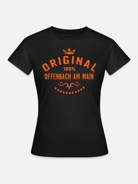 Städte Motiv Offenbach-am-Main City Geschenk - Frauen T-Shirt - Schwarz