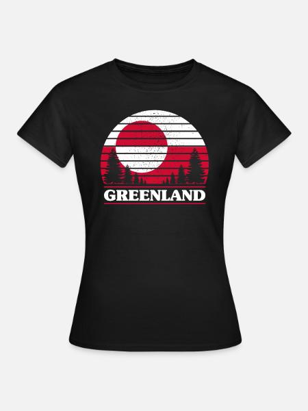 Grönland - Frauen T-Shirt - Schwarz