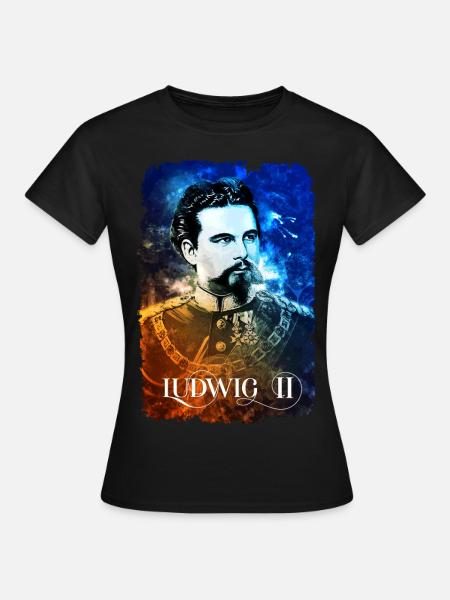 König Ludwig Epic Edition - Frauen T-Shirt - Schwarz