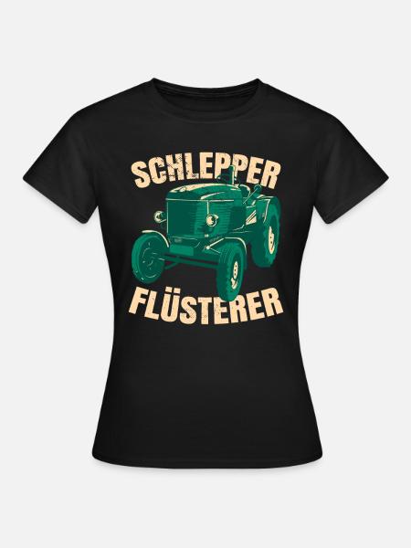 Schlepper Flüsterer - Frauen T-Shirt - Schwarz