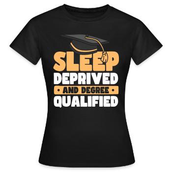Diplôme de la classe de fin d’études de 2023 - T-shirt Femme - noir - Devant - AI Model Female 172 dark (172cm)