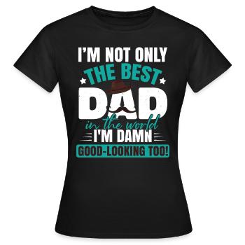 Je suis le meilleur père - T-shirt Femme - noir - Devant - AI Model Female 172 dark (172cm)