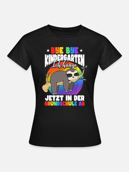 Grundschule Einschulung Schulkind Schulstart - Frauen T-Shirt - Schwarz