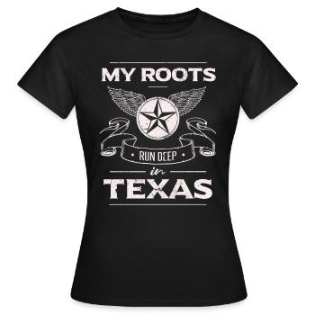 Lone Star State | Fier Texas - T-shirt Femme - noir - Devant - AI Model Female 172 dark (172cm)