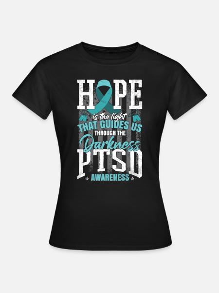 PTBS-Kämpfer - Frauen T-Shirt - Schwarz