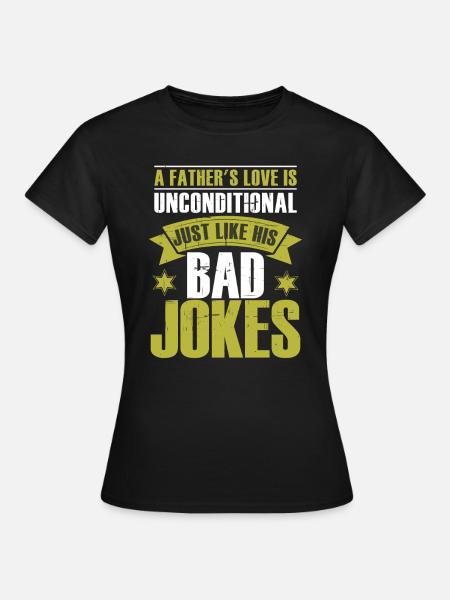 Die Liebe des Vaters - Frauen T-Shirt - Schwarz