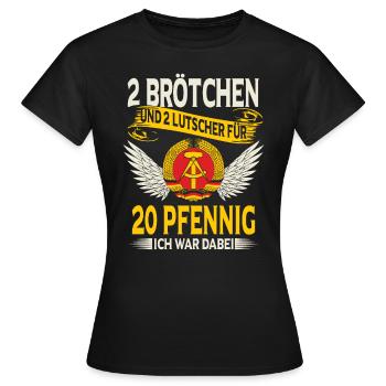Ostblock Heimat DDR Ostdeutschland - Frauen T-Shirt - Schwarz - Vorne - AI Model Female 172 dark (172cm)