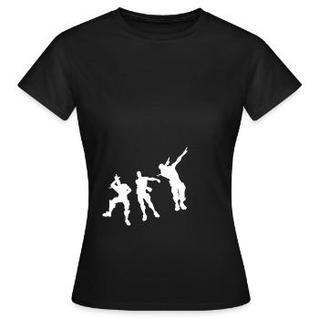 The L, Floss, Dab - Frauen T-Shirt - Schwarz - Vorne - AI Model Female 172 dark (172cm)