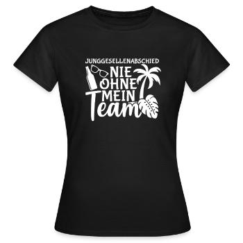 JGA - T-shirt Femme - noir - Devant - AI Model Female 172 dark (172cm)