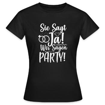 fille célibataire - T-shirt Femme - noir - Devant - AI Model Female 172 dark (172cm)