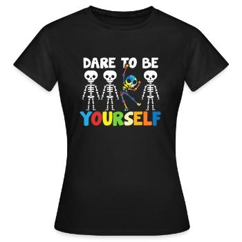 Autism Asperger Autist Autism Autism Autism - T-shirt Femme - noir - Devant - AI Model Female 172 dark (172cm)