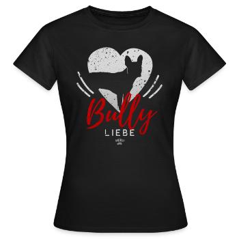 Bully Herz-Silhouette 2 - Frauen T-Shirt - Schwarz - Vorne - AI Model Female 172 dark (172cm)