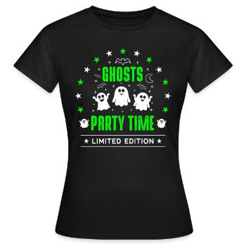 Fantômes - T-shirt Femme - noir - Devant - AI Model Female 172 dark (172cm)