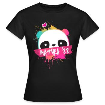 Matura '22 Maturant 2022 Devise Chemise - T-shirt Femme - noir - Devant - AI Model Female 172 dark (172cm)